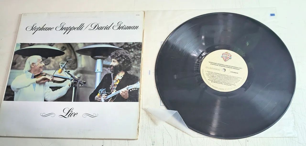 Lp Vinil - Stephane Grappelli And David Grisman - Live - Foto 3
