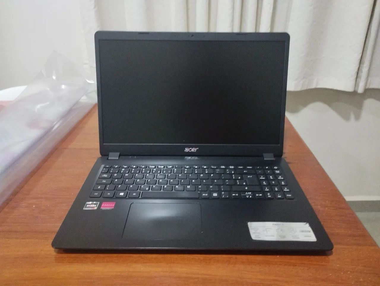 Notebook Acer com placa de vídeo 8GB de RAM e com SSD