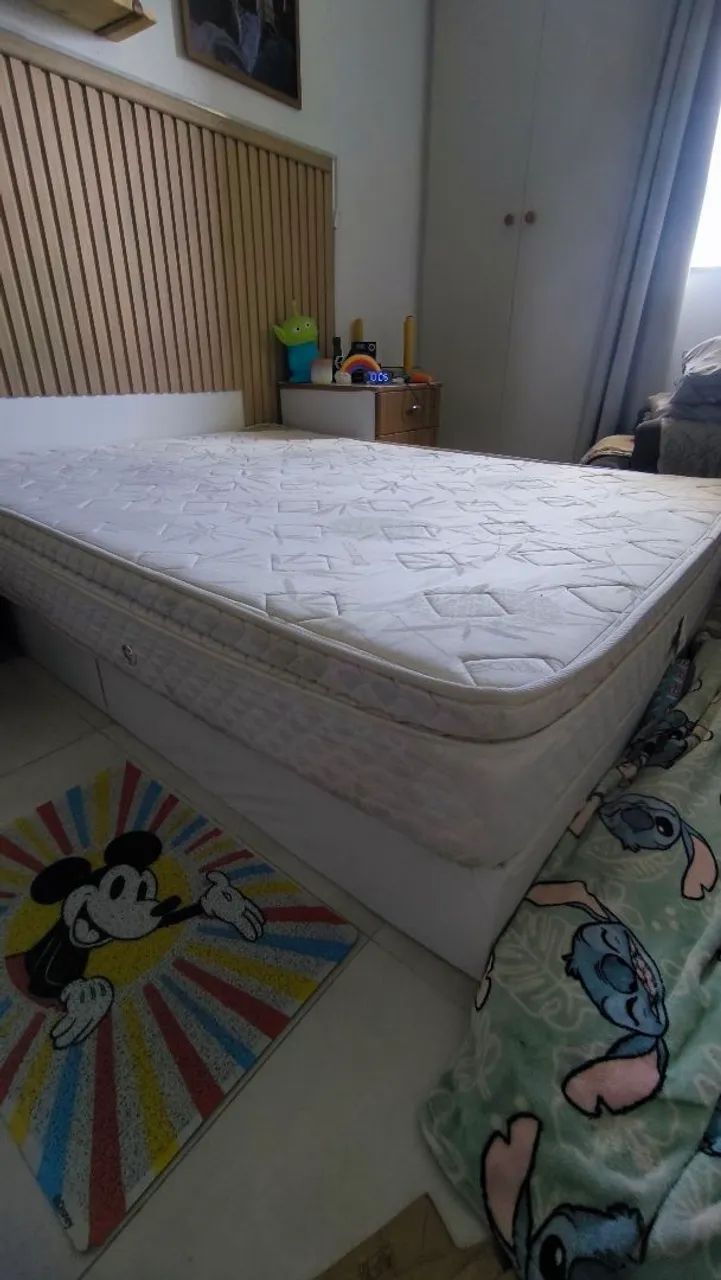 Colchão e box cama casal - Foto 3