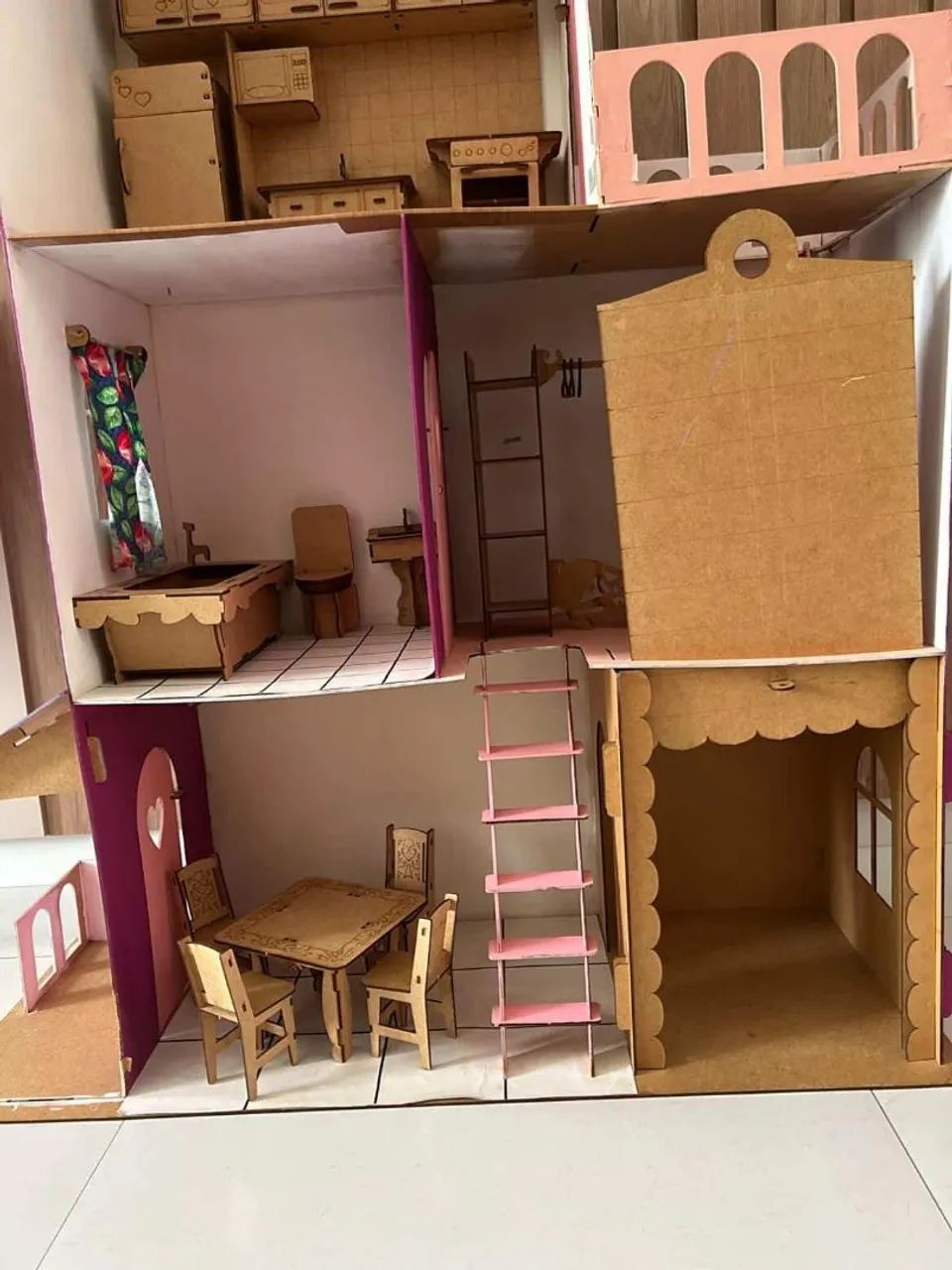 Casa de boneca de mdf - Foto 6