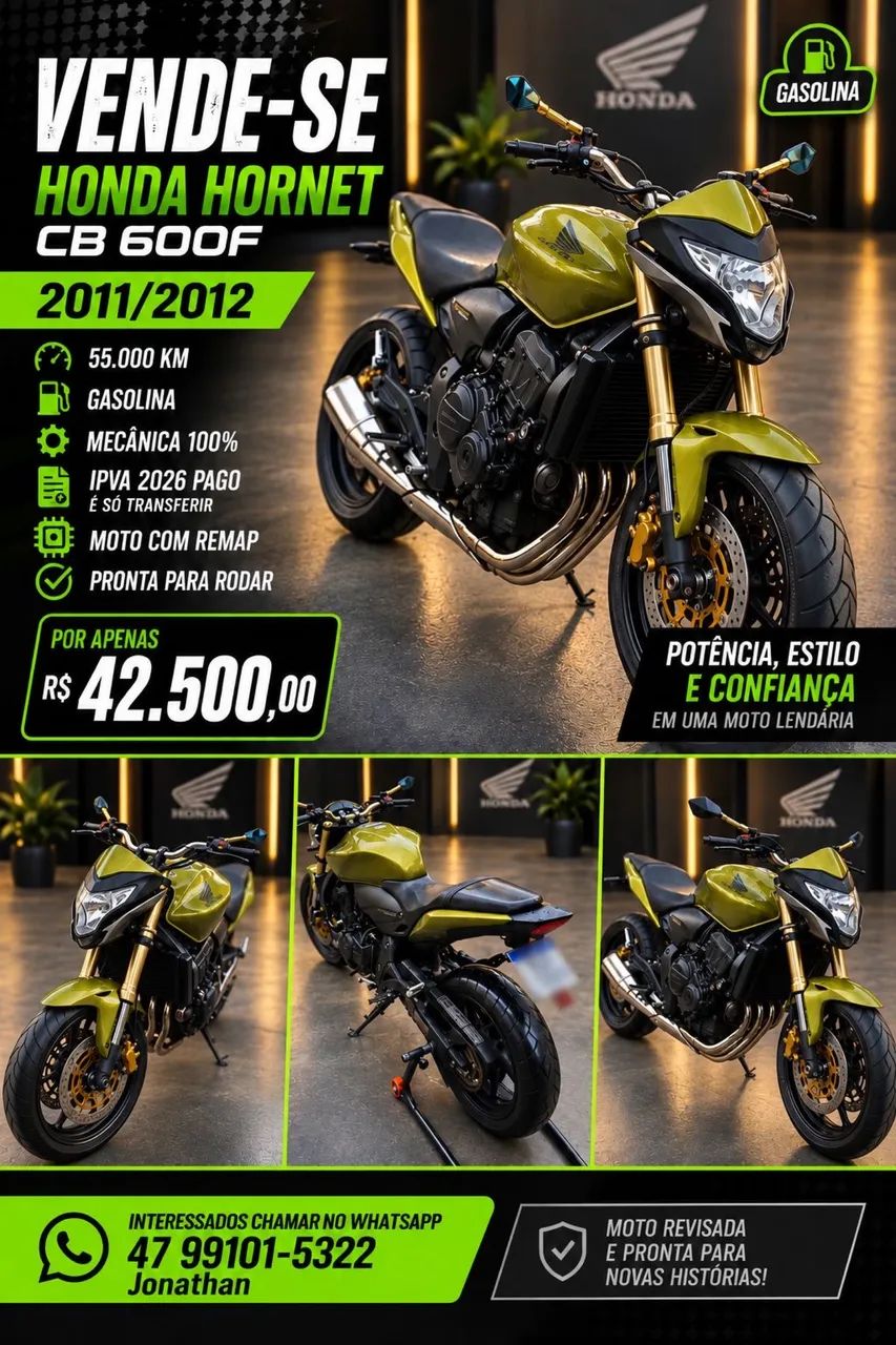 Vendo Hornet 2012 - Foto 2