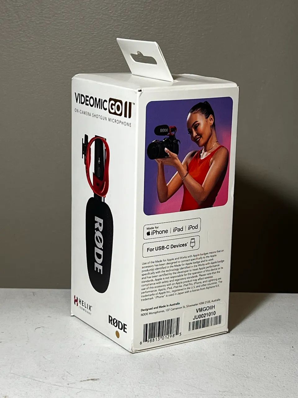 Microfone RØDE VideoMic GO II - Na caixa, nunca usado - Foto 2