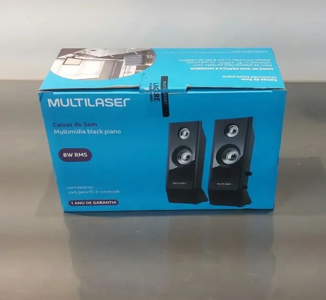 Caixas de som Multilaser Shadow 8W RMS USB Preto - Foto 4