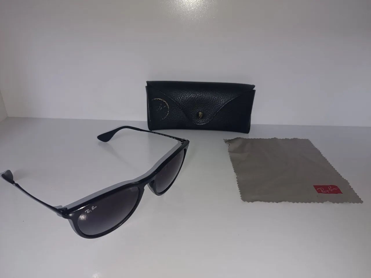 Óculos original Ray ban modelo Erika degradê polarizado  - Foto 5