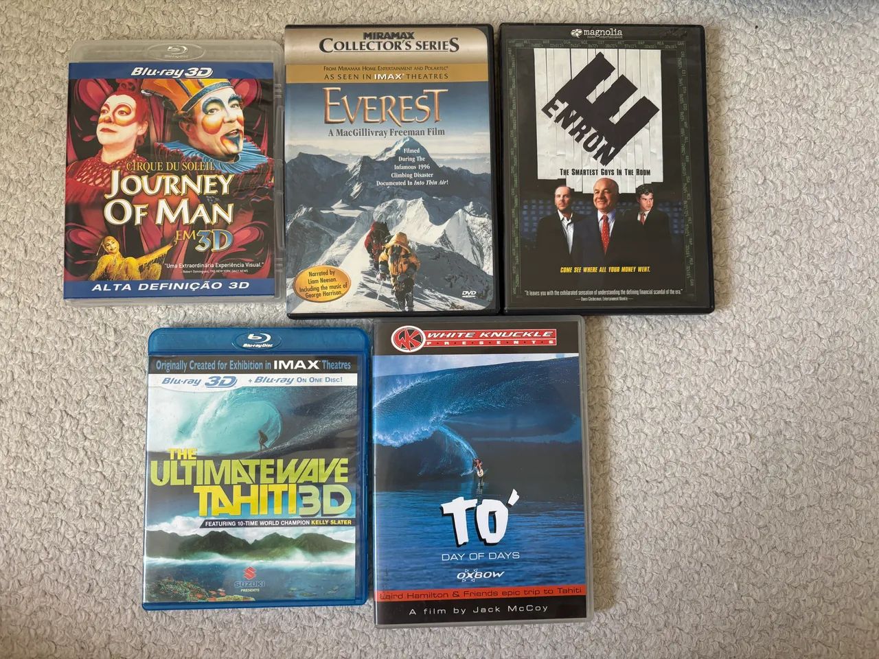 Lote DVD e Blu Ray 