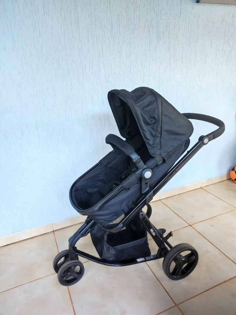 Carrinho de bebê e Bebê Conforto Mobi Safety 1st Preto - Foto 3