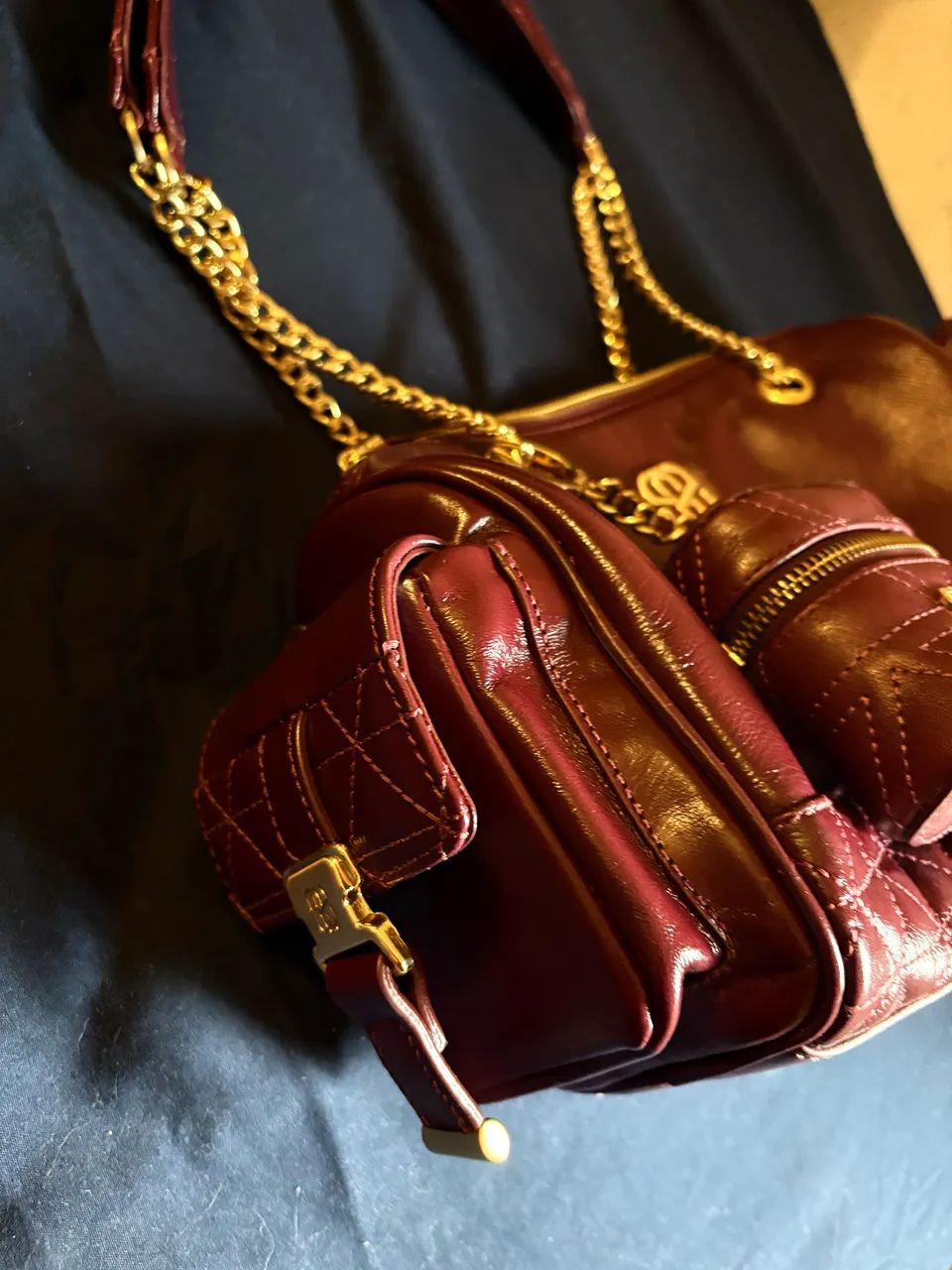 Bolsa Schutz vinho - Foto 5