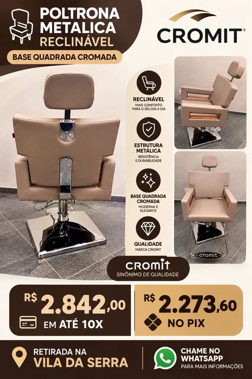 Poltrona reclinável Cromit - Foto 4