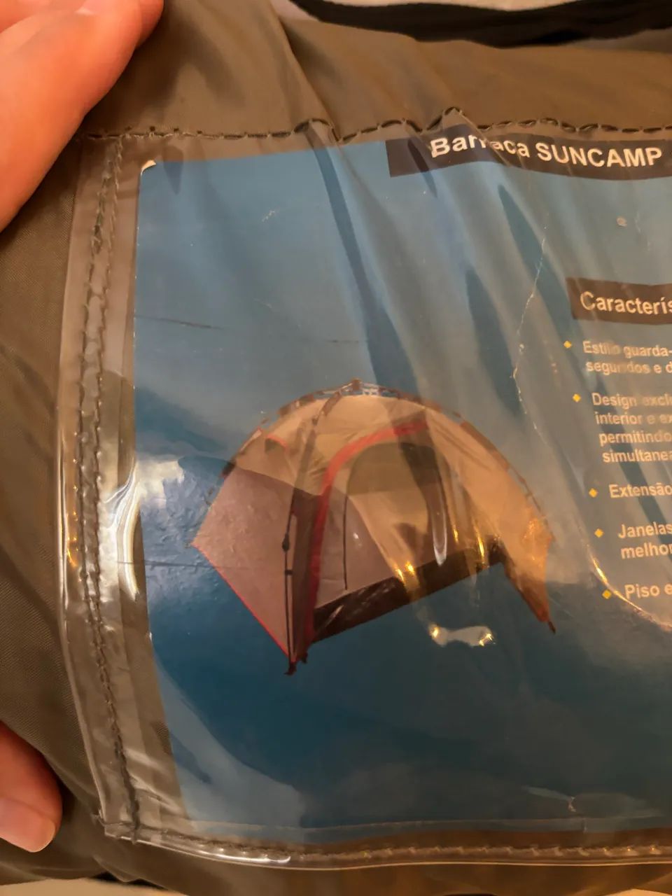 Barraca para acampamento 3 lugares - Foto 5