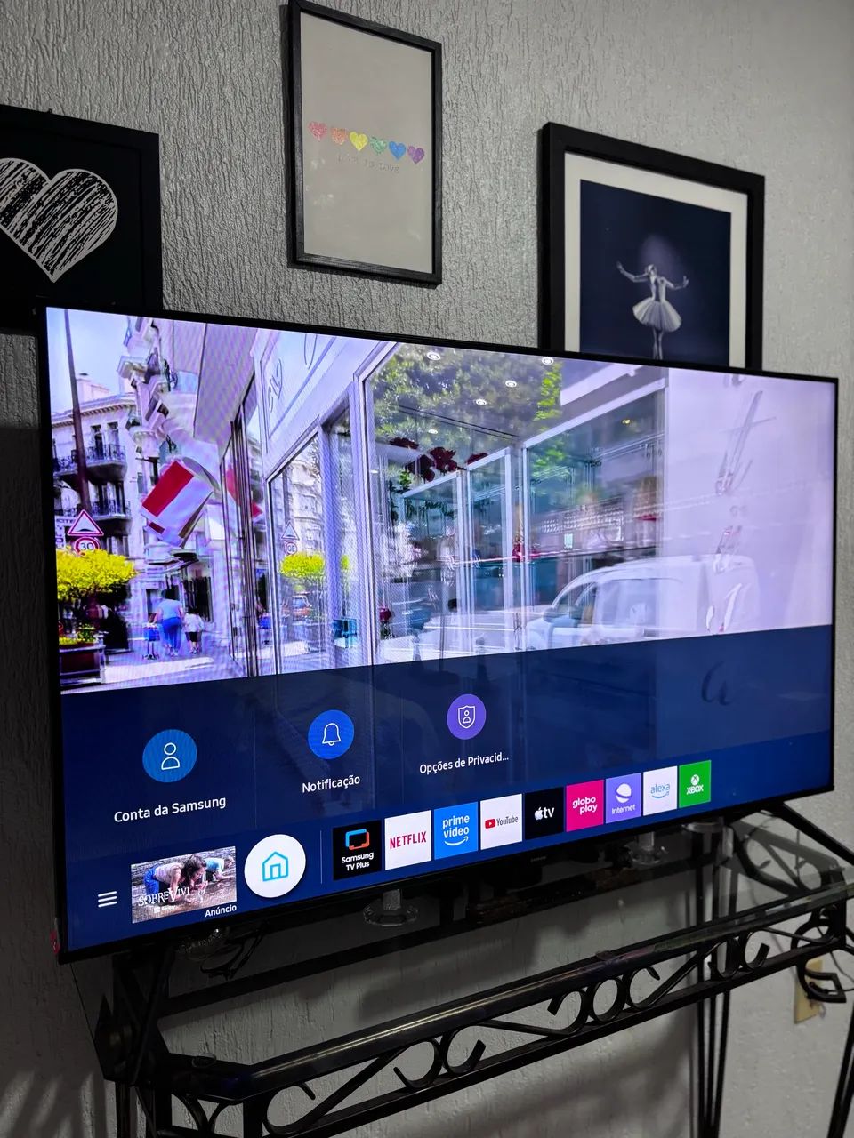 Smart tv 43 polegadas 4k, comando de voz, borda infinita. - Foto 5