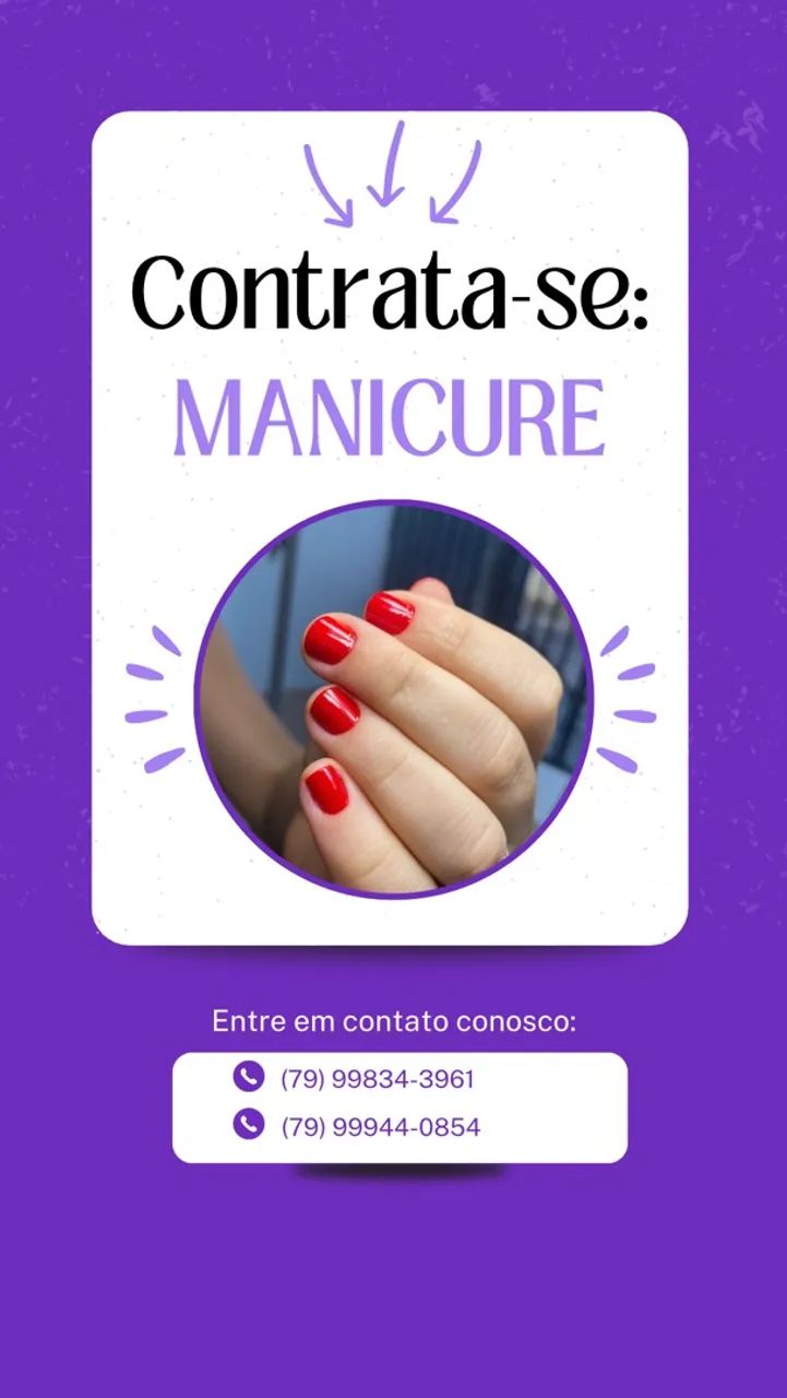 Precisa de manicure 