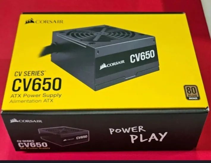 Fonte 650w corsair 80 plus