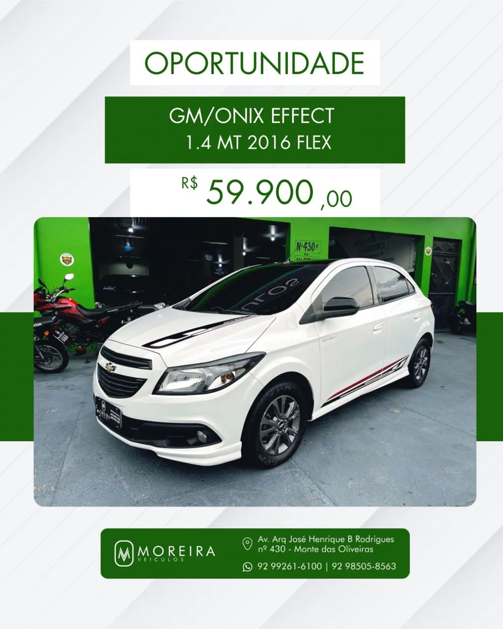 Chevrolet Onix ONIX HATCH EFFECT 1.4 8V F.Power 5p Mec. 2016