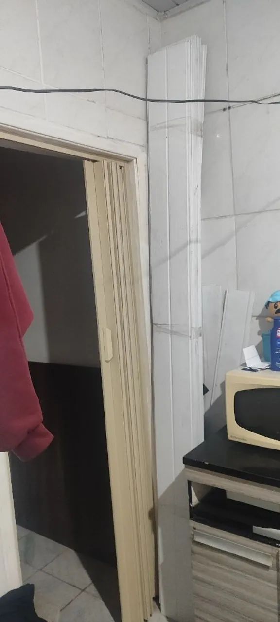 Forro de PVC usado só uma vez 