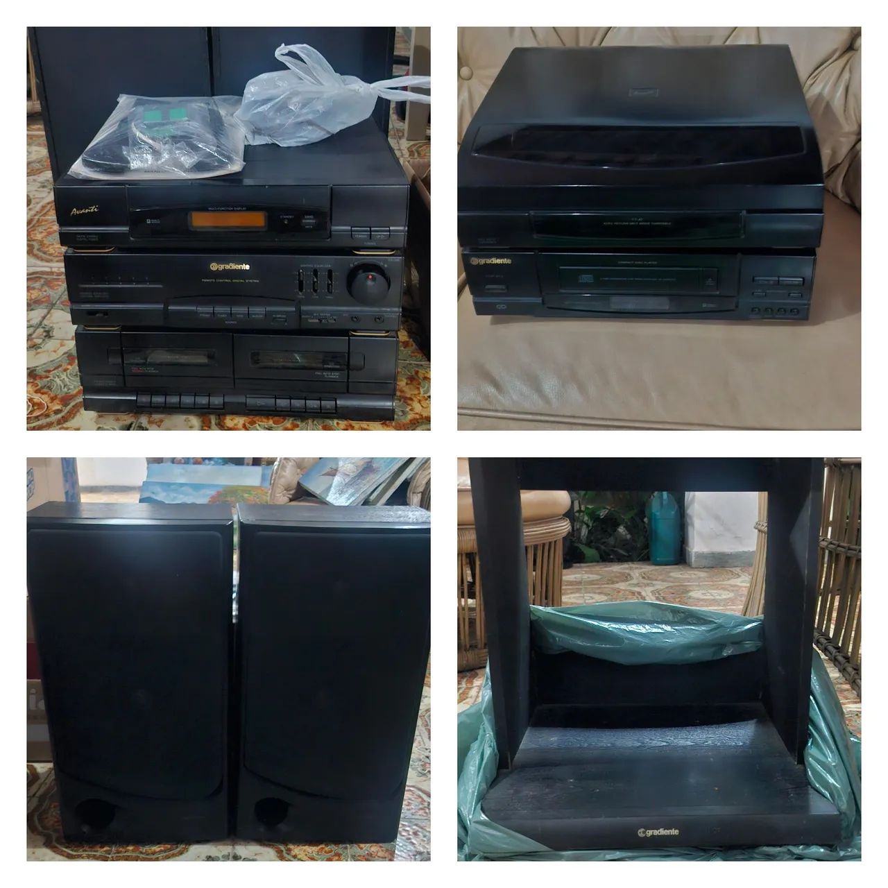 Som Vintage Gradiente Avanti AT-70 