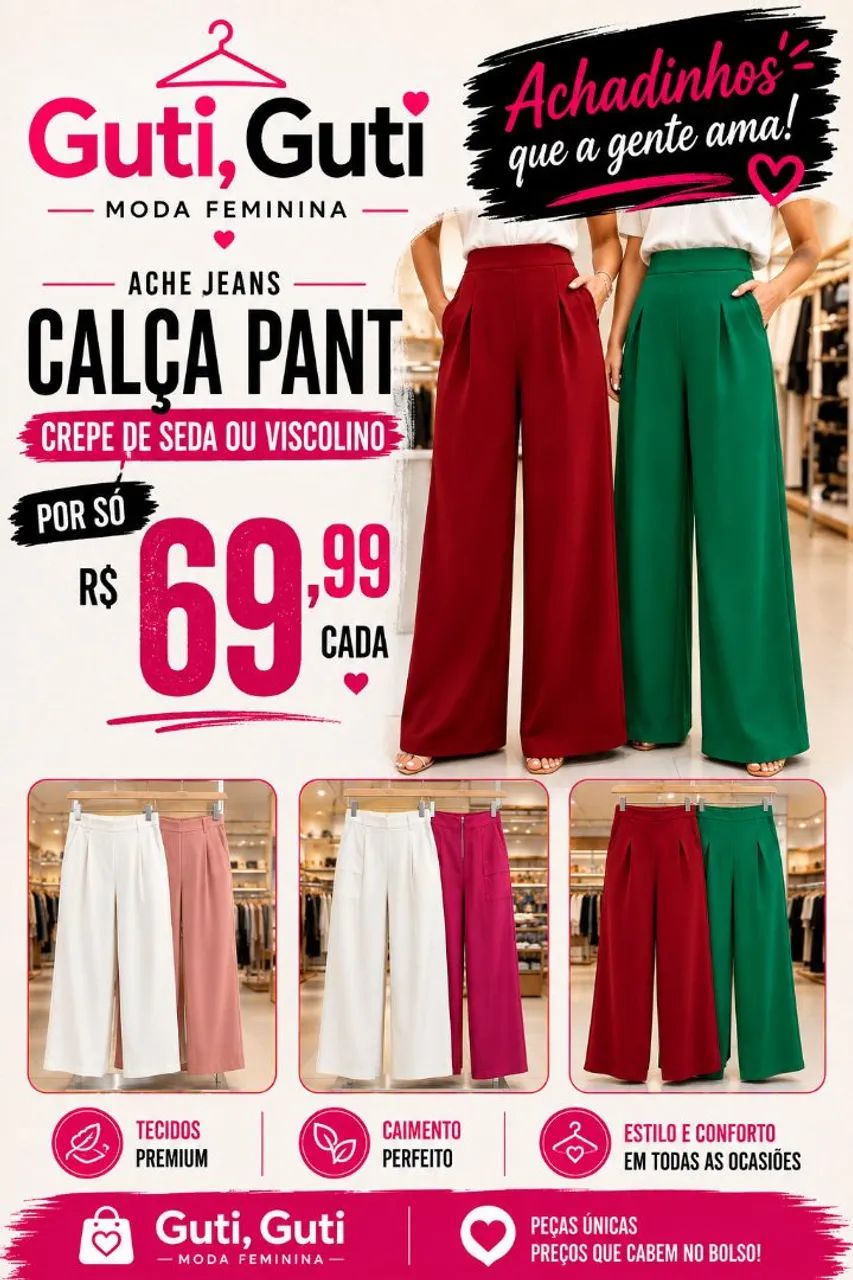 CALÇA FEMININA POR 