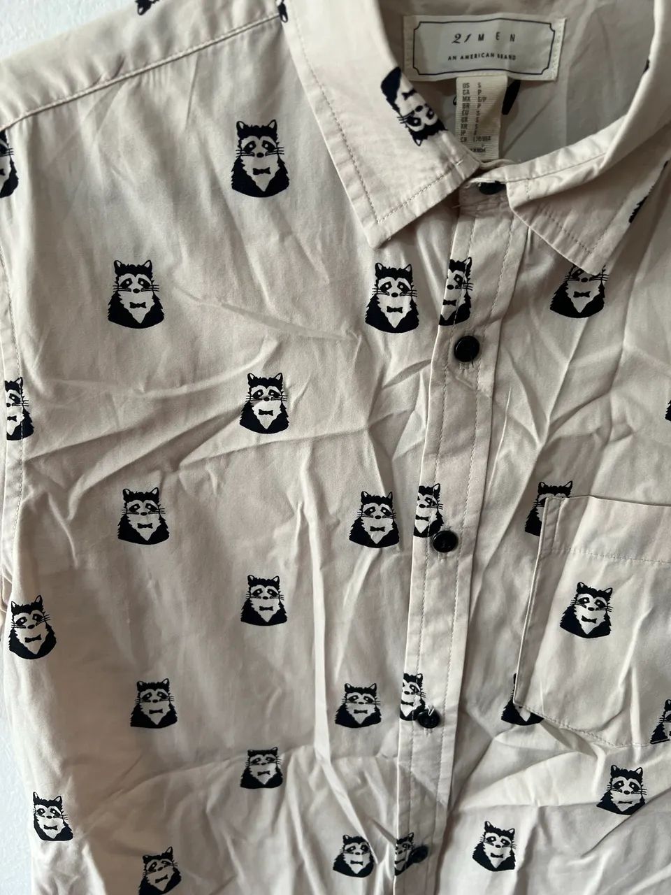 camisa gatos forever 21 tam P - Foto 2