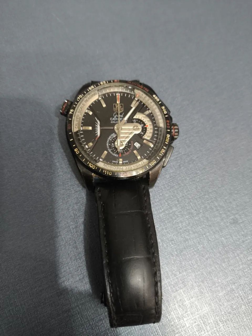 Relógio Tag Heuer Carrera, Automático e Funcional.  Aceito troca por Seiko e Citizen - Foto 2