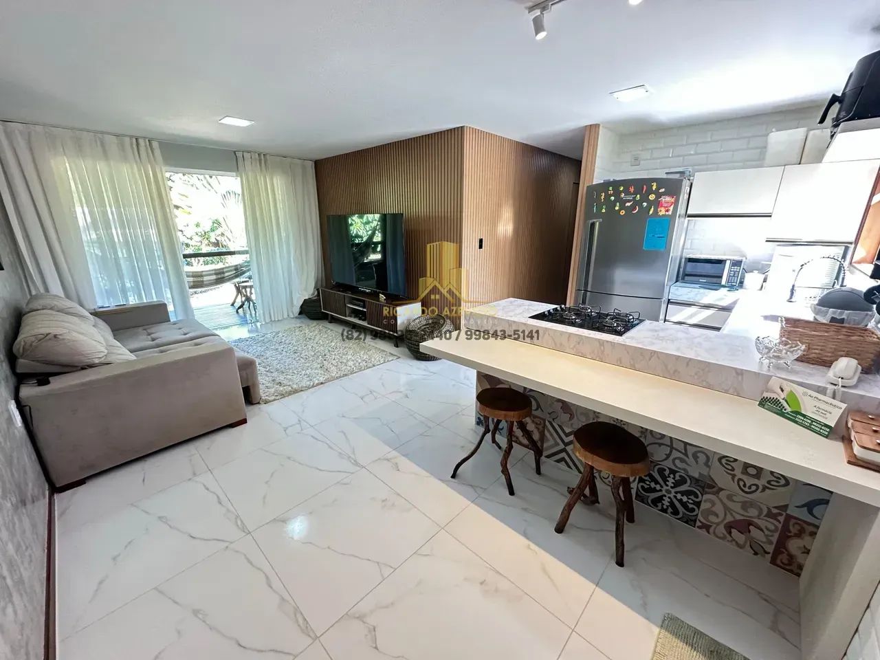 Villas do Pratagy, 101m², totalmente mobiliado e reformado