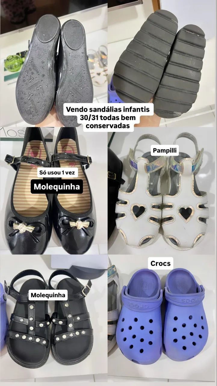 Sandálias infantis menina  - Foto 4