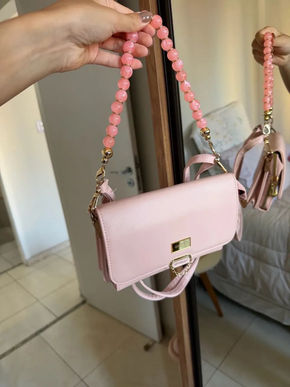 Bolsa rosa  - Foto 2