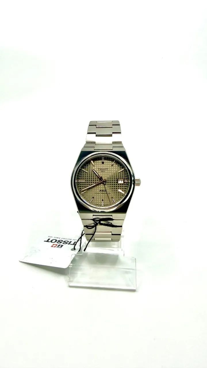 Tissot PRX 38mm Titanium Cinza - Foto 2