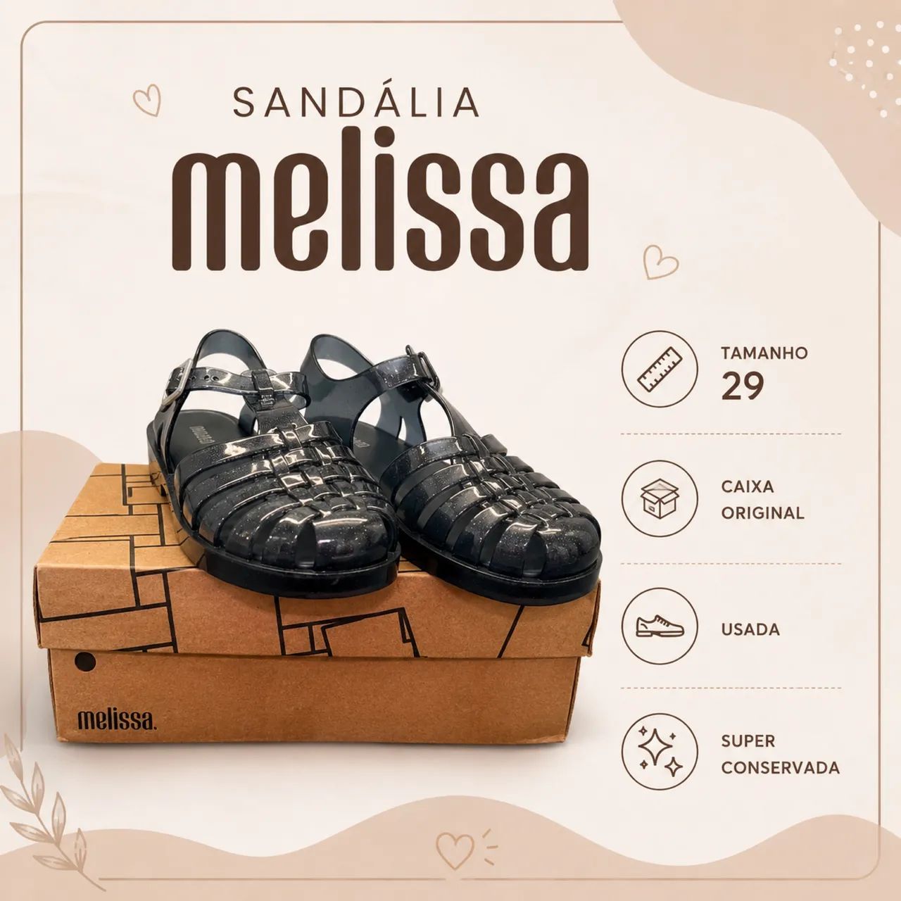 Sandália Melissa 