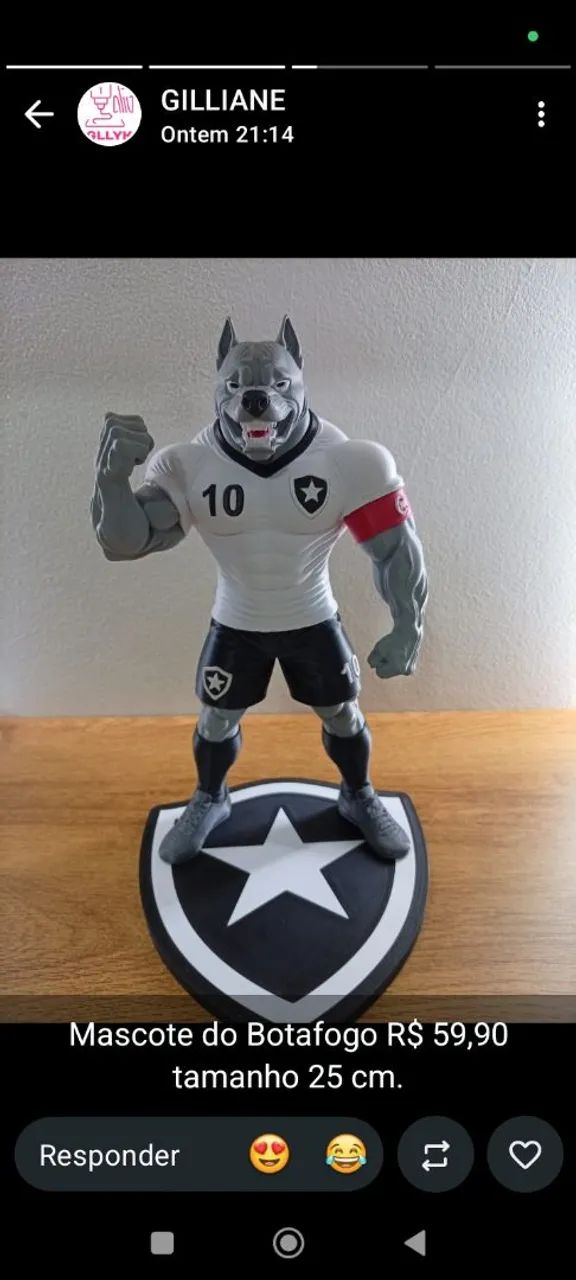 Mascotes de Clubes em impressão 3d  - Foto 4