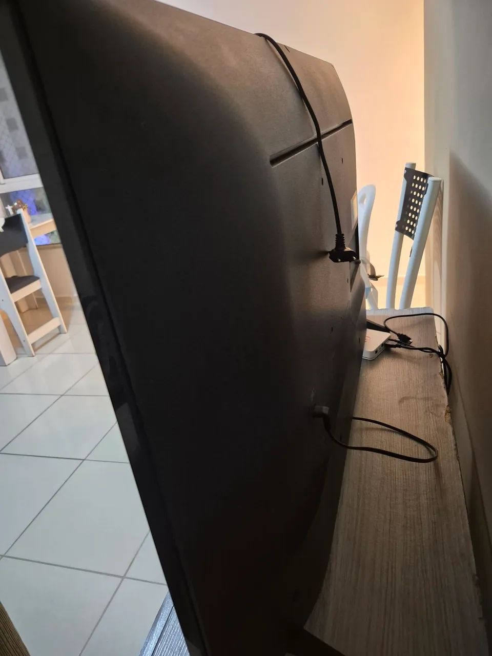 TV LG 4K 43 polegadas com display queimado - Foto 4