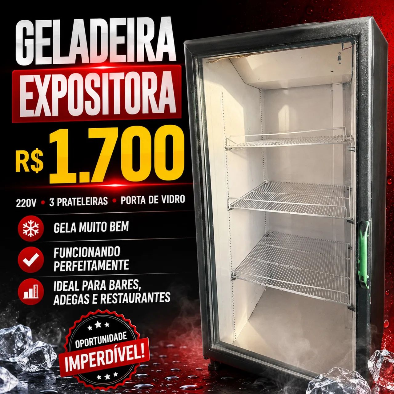 Freezer Expisitora Cerveja semi nova - Foto 4