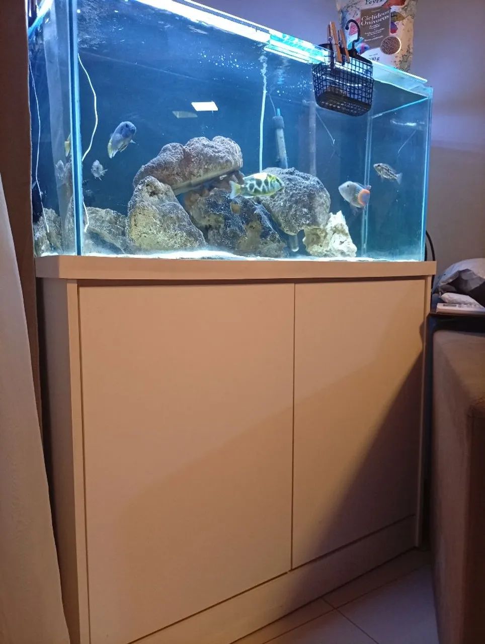 Aquário de 140lt com móvel completo  - Foto 5