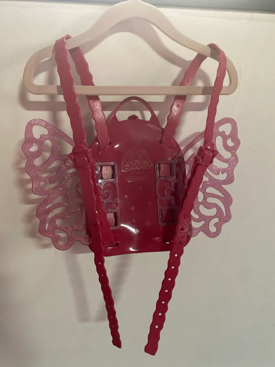 Mochila Barbie rosa pink alça ajustável  - Foto 2