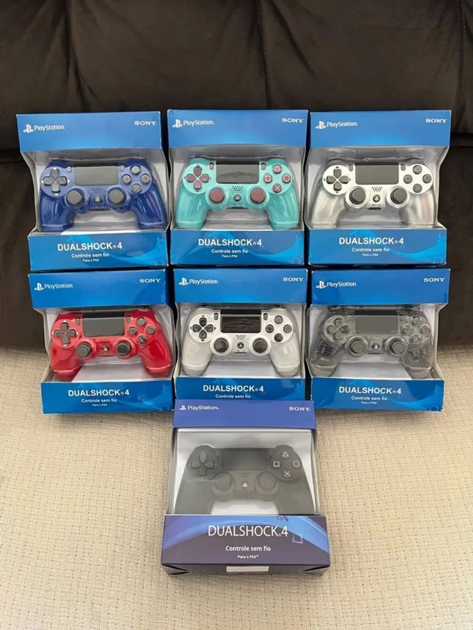 Controle ps4 sem fio diversos 