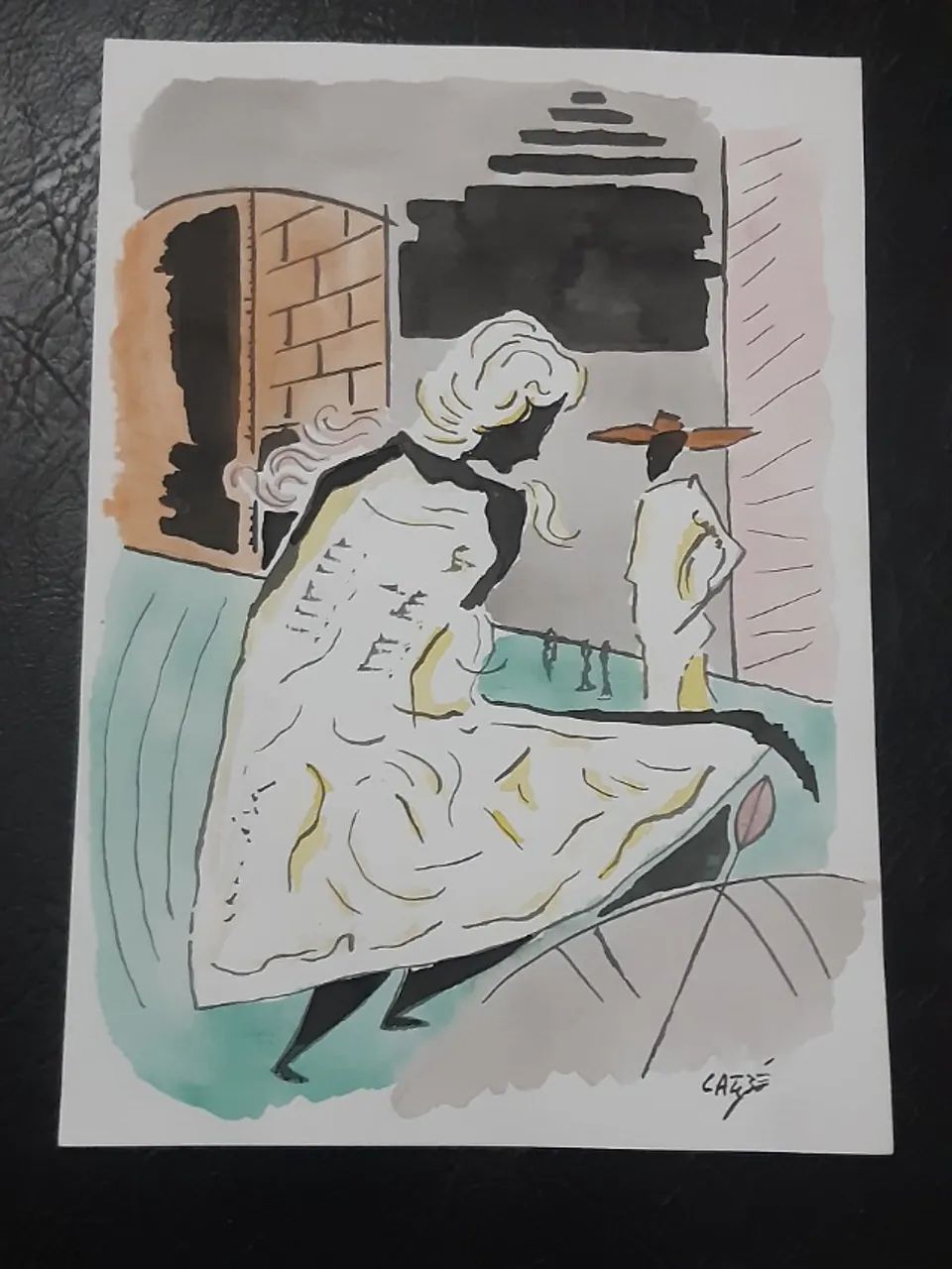 Desenho aquarelado de Carybé - Foto 2