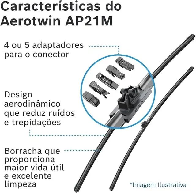 NOVA | PALHETA Bosch Aerotwin AP24M 24 Polegadas 600mm Limpador Para-brisa - Foto 4