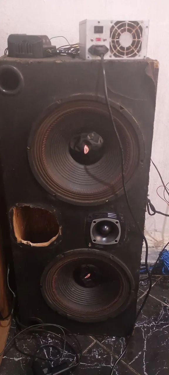 Caixa de som automotivo adaptada - Foto 2