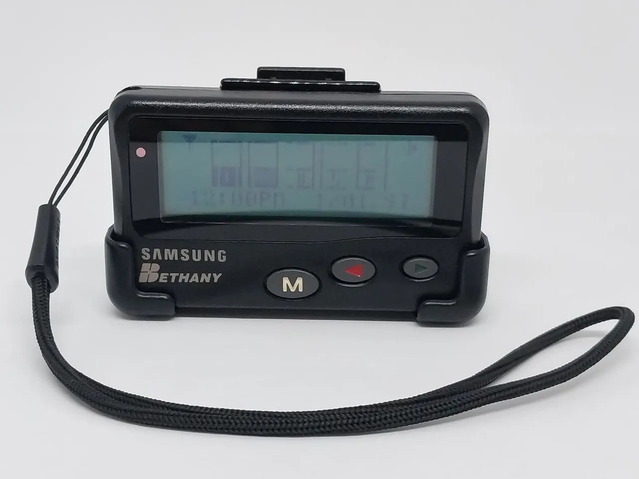 Pager Samsung Vintage Coleção - Muito Novo Com Suporte e condão Originais