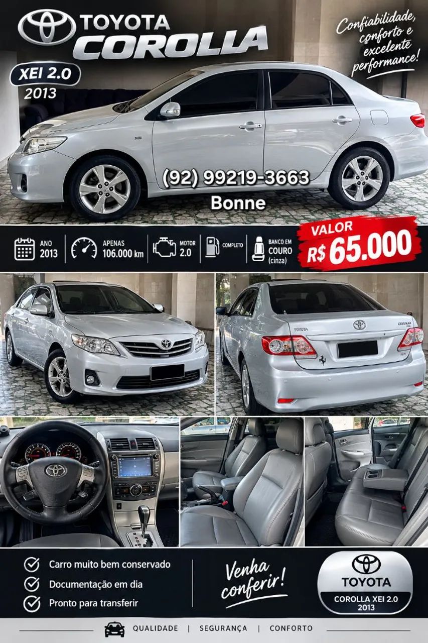 Toyota Corolla XEI 2.0 16V AT FLEX 2013