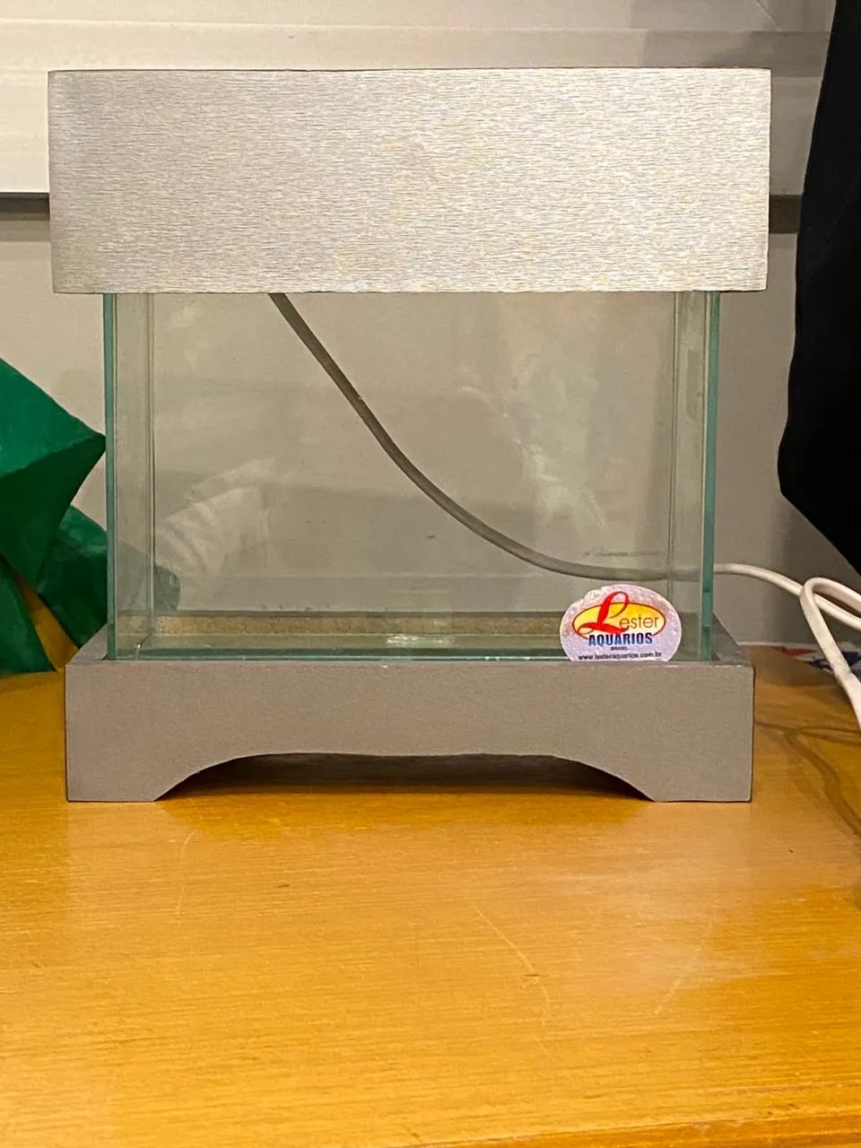  Kit completo Aquário betta móvel 3 l ( com luz e comida ) 