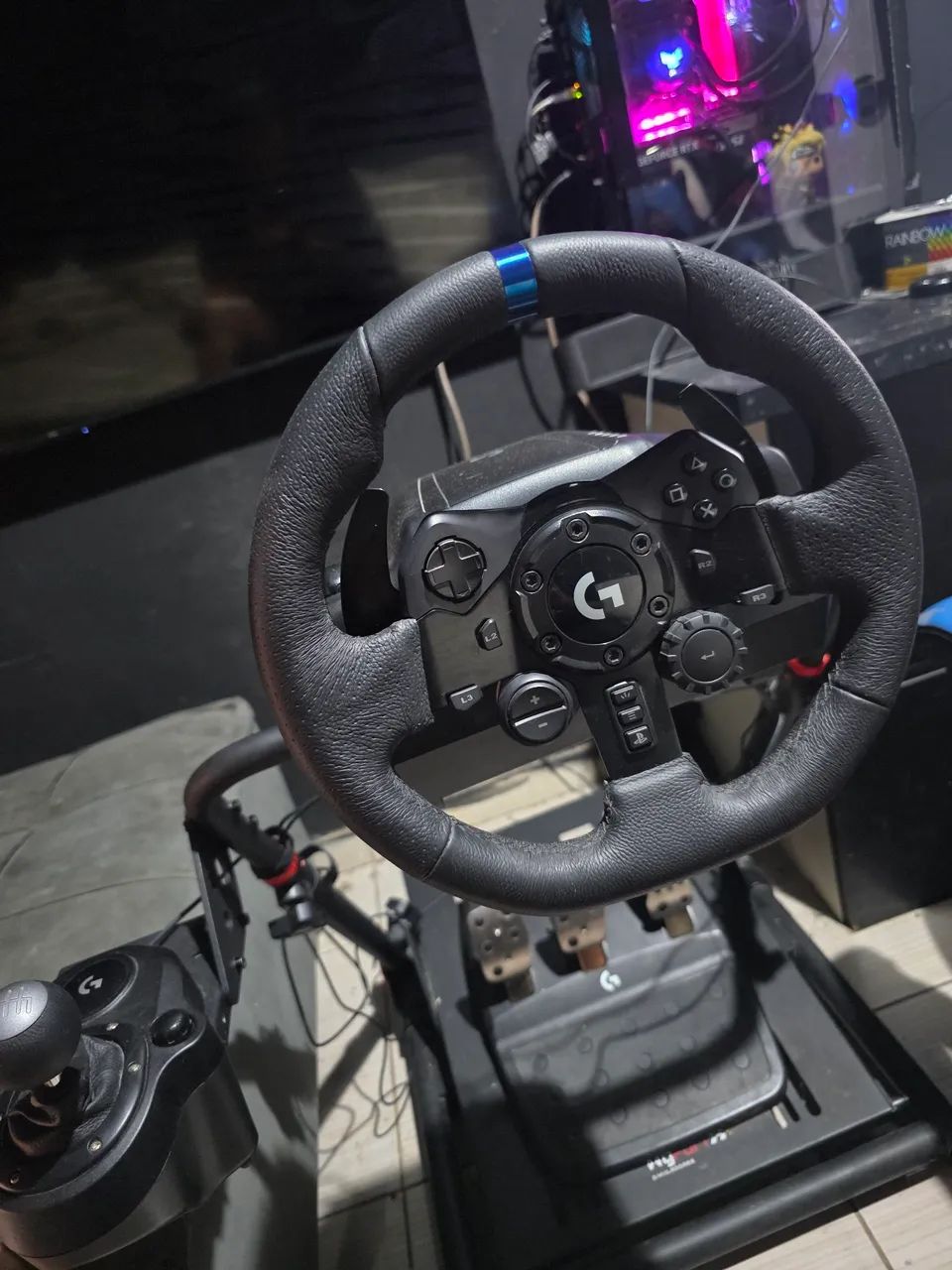 G923 Logitech Trueforce (simulador de corrida) com Cockpit completo 