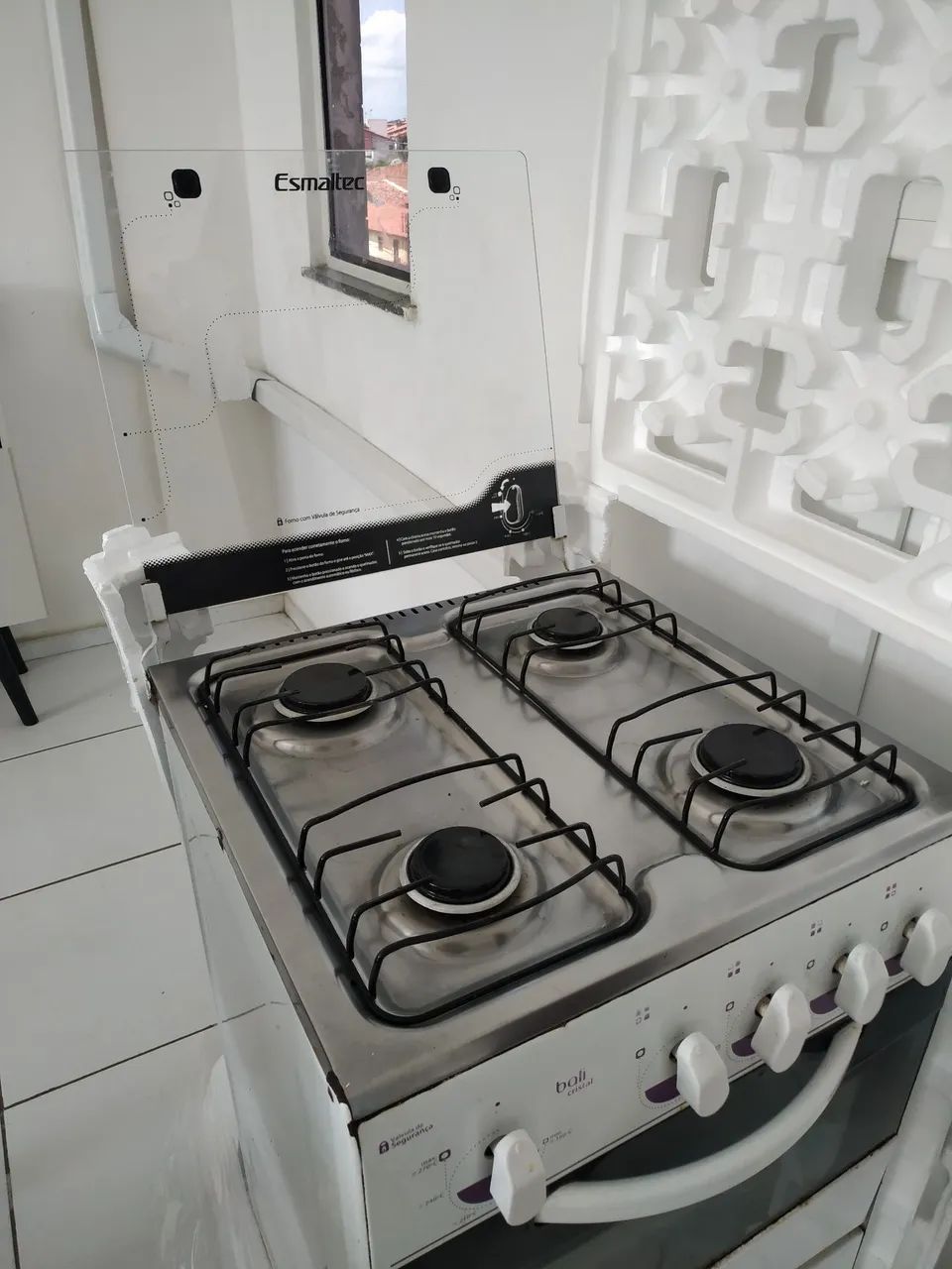 Fogão 4 Bocas Esmaltec Branco  - Foto 2