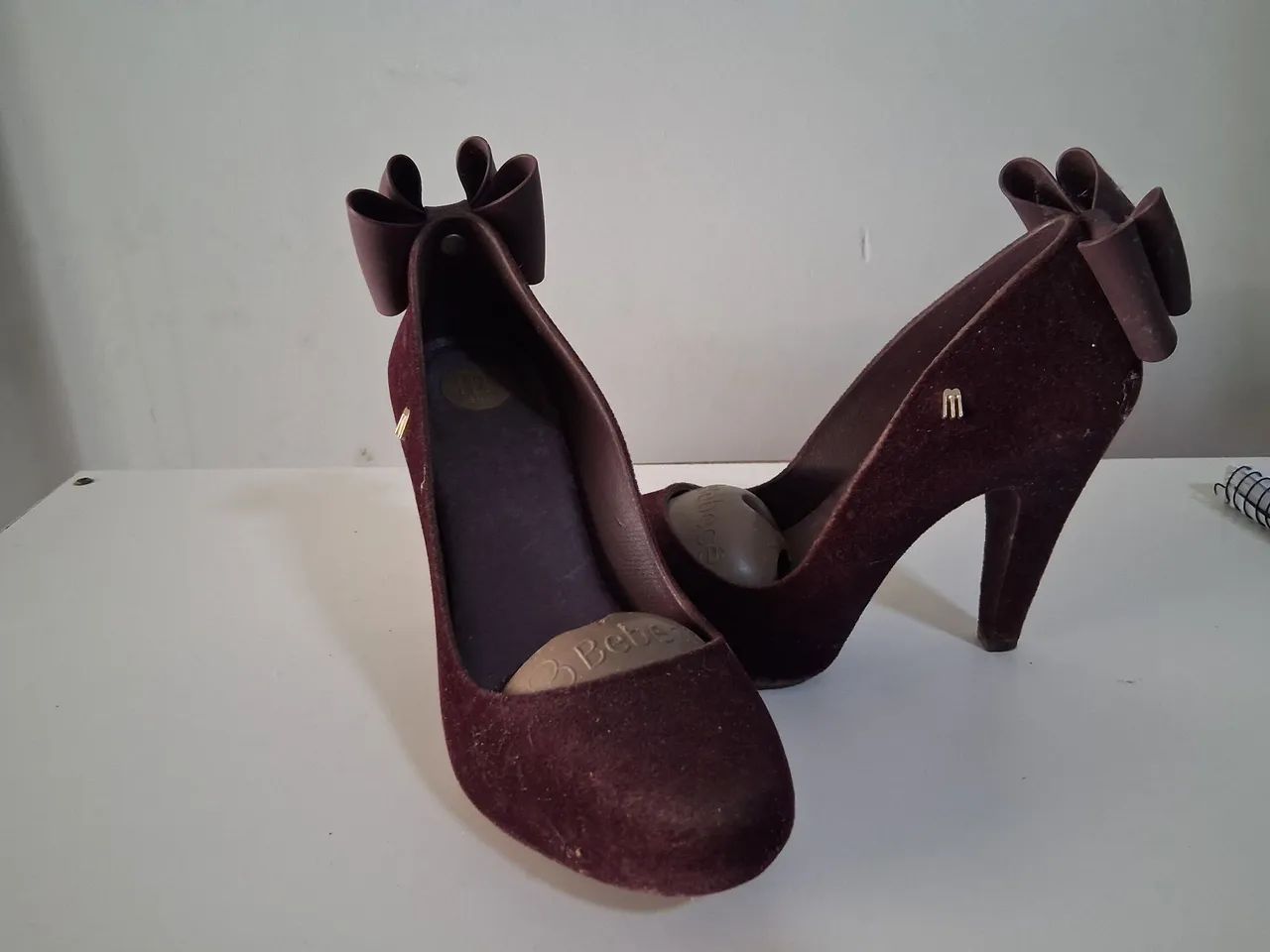 Sandalha scarpan melissa bordo - Foto 3