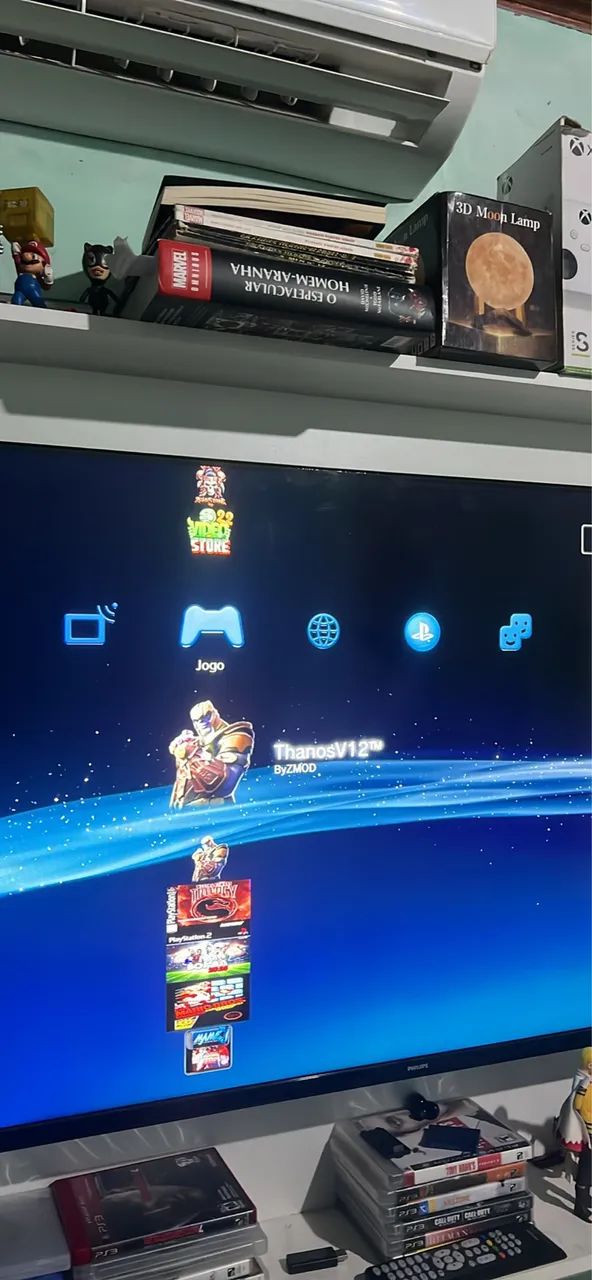 PS3 com 2 controles e lojas instaladas  - Foto 4
