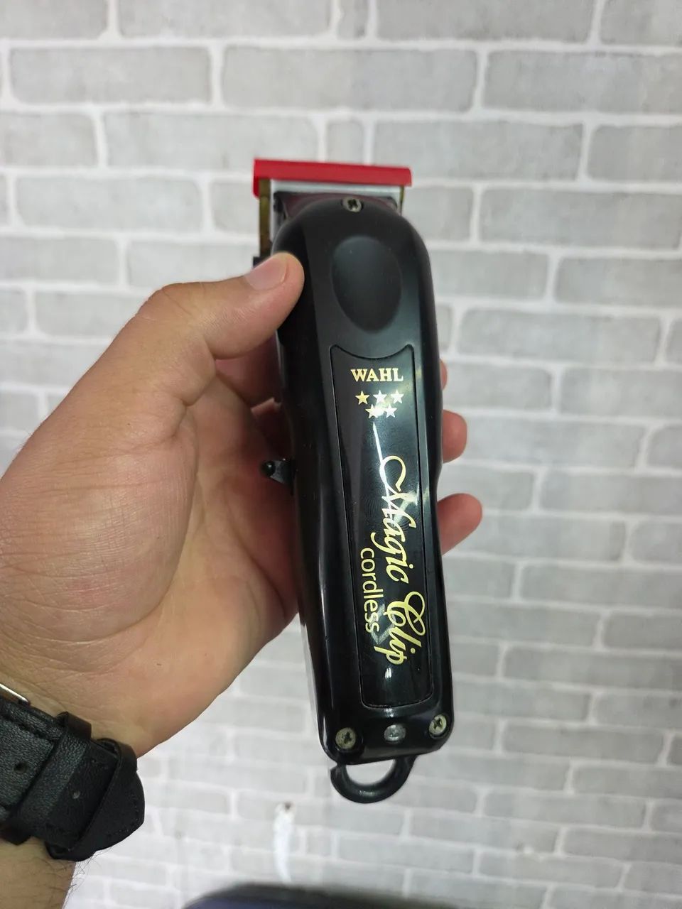 Maquina de cortar cabelo wahl magic clip gold