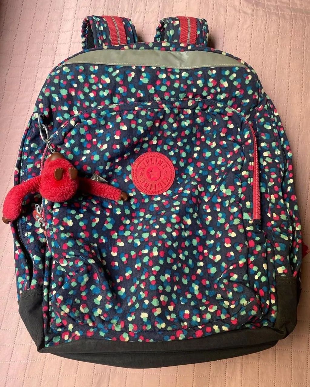 Mochila para estudo e viagem kipling original - Foto 3