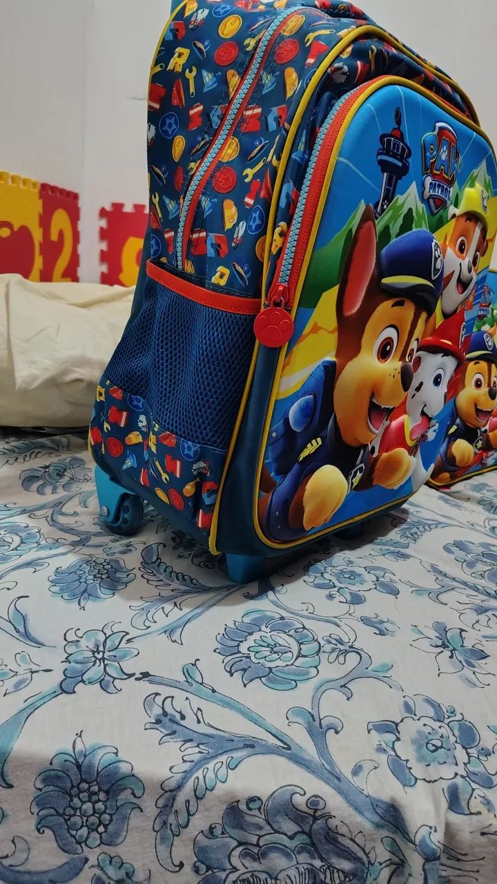 Mochila infantil e lancheira térmica da patrulha canina... Contato: * - Foto 2