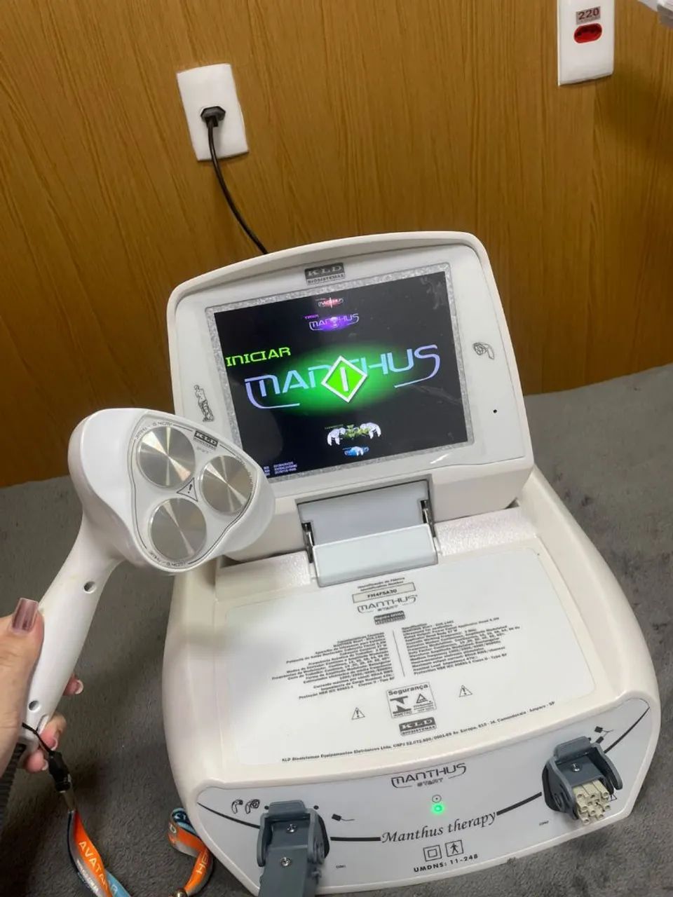 Equipamento Mathus, usado poucas vezes