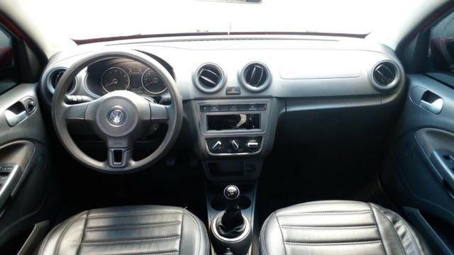 Vw Novo Gol trend 1.6 13/14 Flex Mec. Vermelho - Foto 7