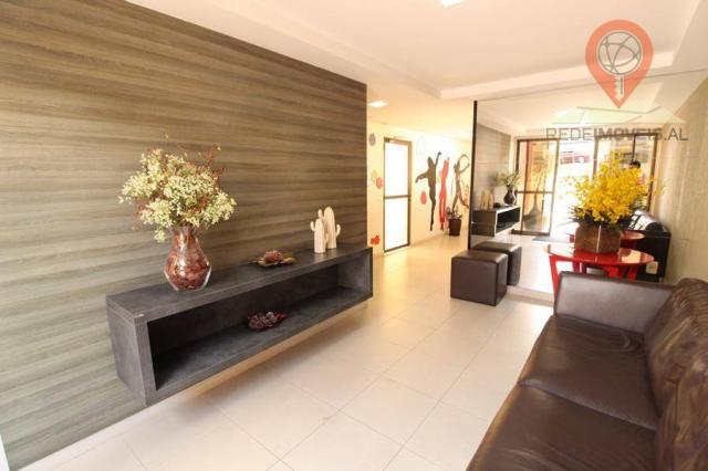 Apartamento com 2 dormitórios à venda, 65 m² por R$ 350.000 - Jatiúca - Maceió/AL - Foto 6