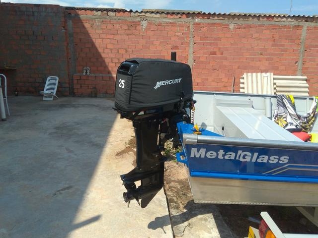 Vendo este lindo motor de popa Mercury 25/30 Hp Sea Pro - Foto 4